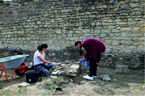 Fig. 1.2. Sectorul Curtina G – Turnul 8 – Curtina H.